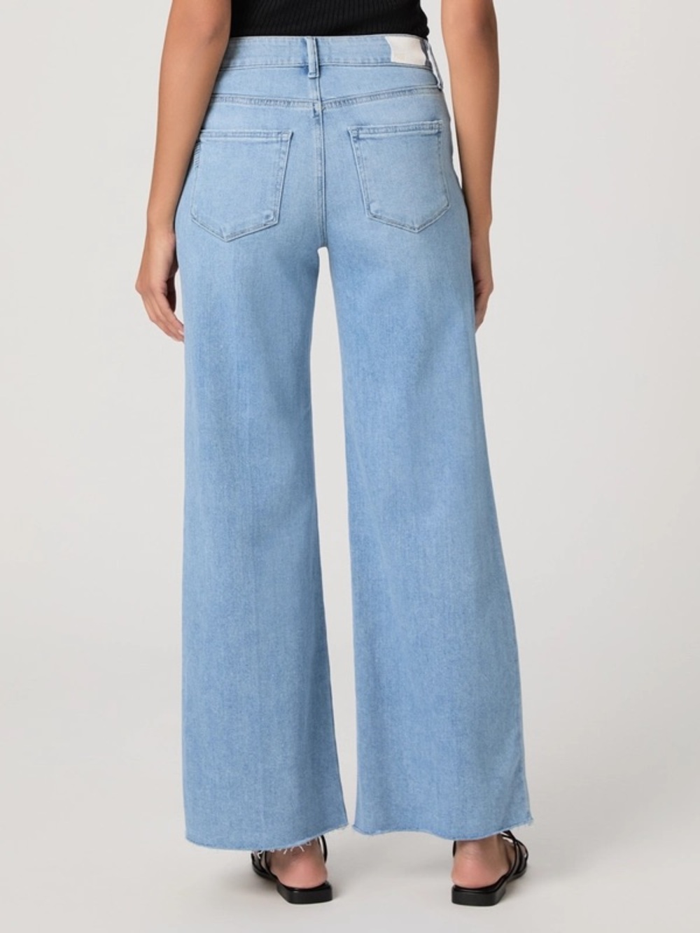 PAIGE Anessa 31' Light Blue Wide-Leg Jeans